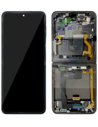 Pantalla completa para Samsung Galaxy Z Flip 4 5G / F721 Azul (Original Service Pack)