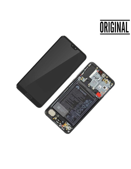Pantalla Para Huawei P20 Pro (2018) Con Marco Azul OEM