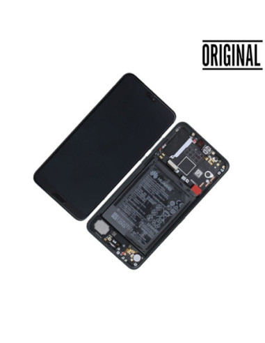 Pantalla para Huawei P20 Pro (2018) Con Marco Negra Original OEM