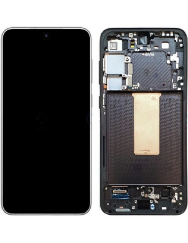 Pantalla Completa Para Samsung S23 Plus / S916 Con Marco Negra (Original)