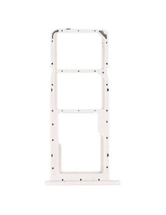 Bandeja SIM/SD para Samsung A02S /A025 Blanca 2