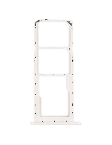 Bandeja SIM/SD para Samsung A02S /A025 Blanca