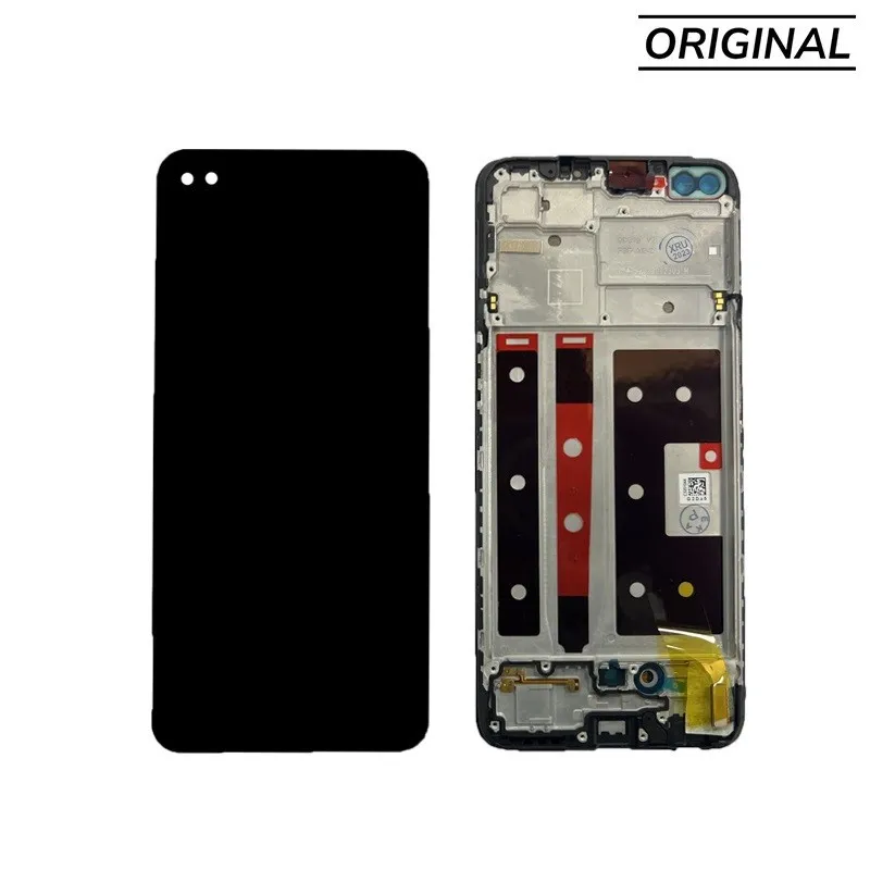Pantalla completa para OPPO Reno 4 Lite Con Marco Negro (Original)
