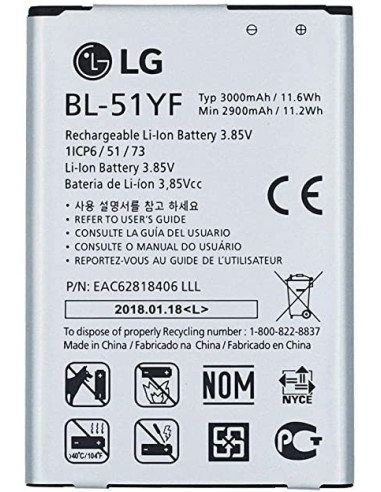 Bateria para LG G4 / LG G4 Stylus / LG Ray (BL-51YF)