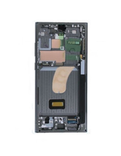 Pantalla completa para Samsung S23 Ultra / S918 Con Marco Verde (Original) 2