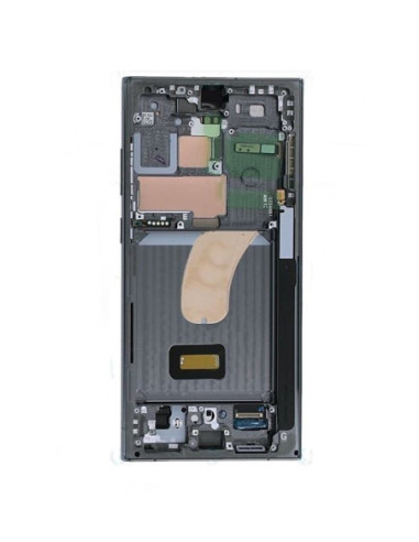 Pantalla completa para Samsung S23 Ultra / S918 Con Marco Verde (Original)