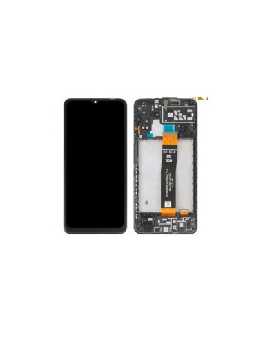 Pantalla completa para Samsung A04s (A047F) Con Marco Negro (Original)