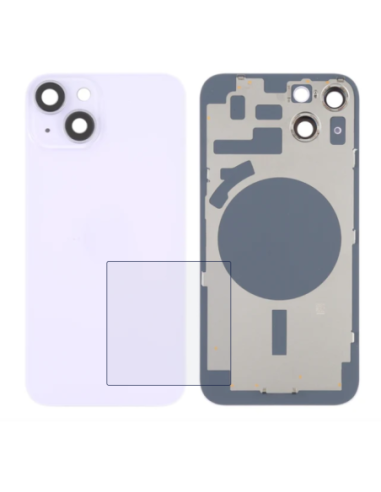 Tapa Trasera Para IPhone 14 Plus-Purpura con Lente+Magsafe