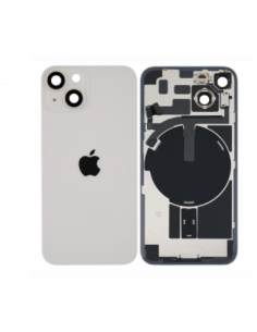 Tapa Trasera Para IPhone 14 Plus - Blanca con Lente+MagSafe 2