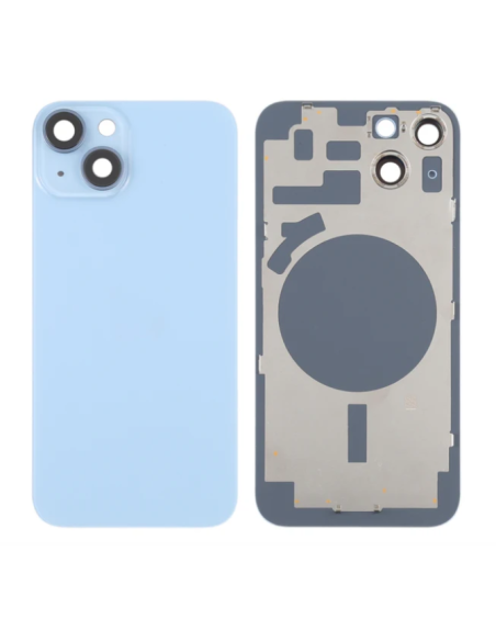 Tapa Trasera Para IPhone 14 Plus -Azul con Lente+MagSafe