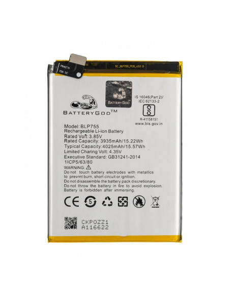 Bateria Para OPPO Find X2 Lite (BLP755/ Reno3/ Reno3 Pro/ Find X2 Neo 5G)