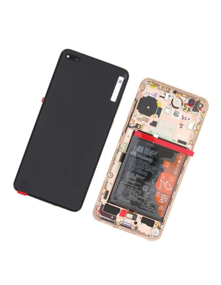 Pantalla para Huawei P40 Con Marco Oro (Original Service Pack)
