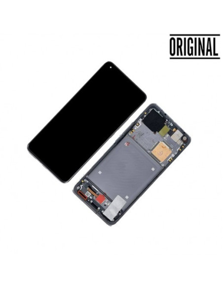 Pantalla para Xiaomi Mi 11 Ultra Con Marco Negro (Original Service Pack)