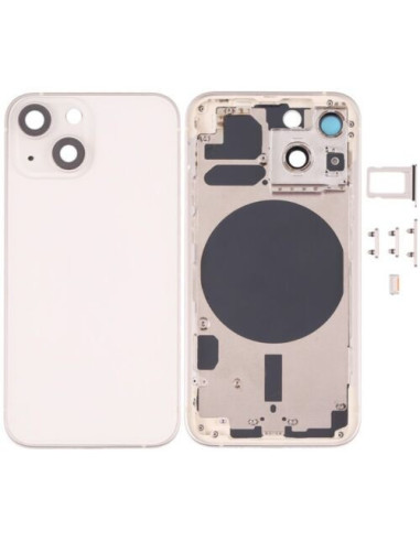 Chasis con Tapa Trasera para iPhone 13 Mini Blanco