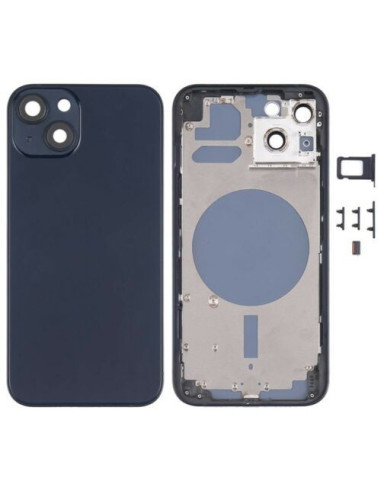 Chasis con Tapa Trasera para iPhone 13 Mini Negra (Medianoche)