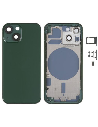 Chasis con Tapa Trasera para iPhone 13 Mini Verde
