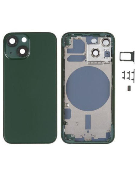 Chasis con Tapa Trasera para iPhone 13 Mini Verde