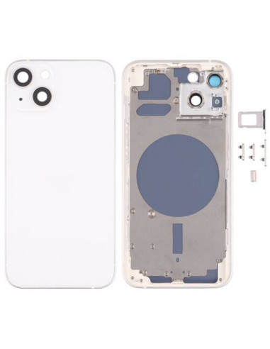 Chasis con Tapa Trasera para iPhone 13 Blanco
