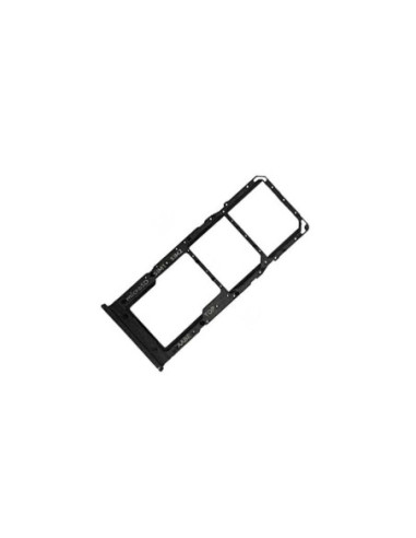Bandeja de tarjeta SIM /SD  para Samsung A12 /A125 Negra