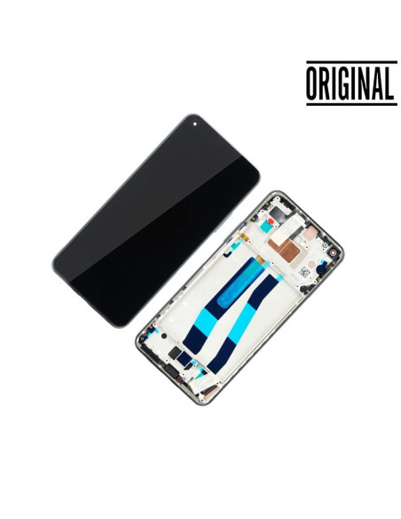 Pantalla para Xiaomi Mi 11 Lite 4G/5G / Mi 11 LITE 5G NE Con Marco Negro (Original Service Pack)