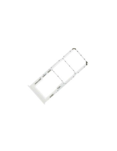 Bandeja de tarjeta SIM /SD  para Samsung A12 /A125 Plata