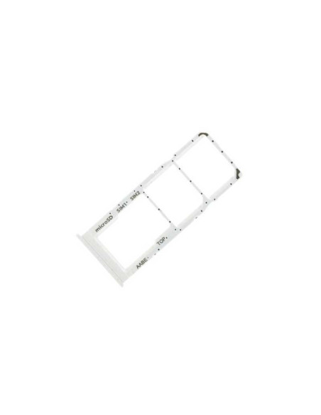 Bandeja de tarjeta SIM /SD  para Samsung A12 /A125 Plata
