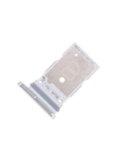 Bandeja SIM para Samsung S22 Ultra / S908 Plata 2