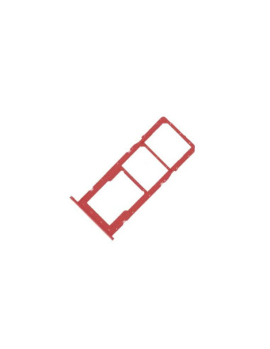 Bandeja SIM/SD para Samsung A01 /A015 Roja