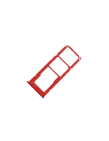 Bandeja SIM/SD para Samsung A10 /A105 Roja