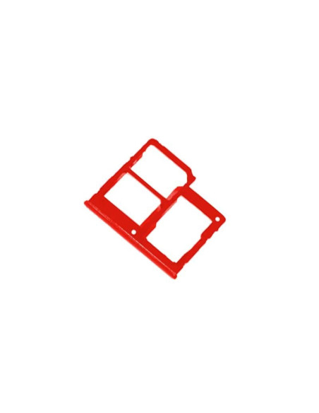 Bandeja SIM/SD para Samsung A20e /A202 Roja