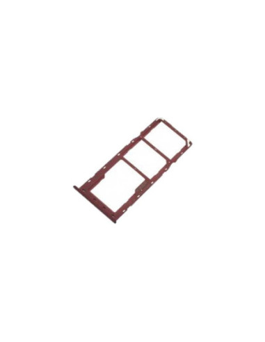 Bandeja SIM/SD para Samsung A20S /A207 Roja