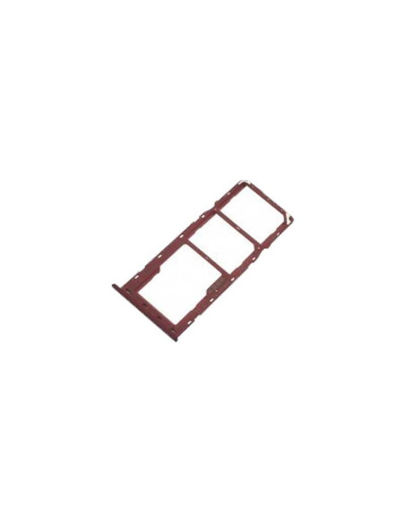 Bandeja SIM/SD para Samsung A20S /A207 Roja