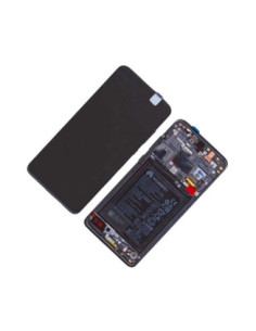 Pantalla para Huawei Mate 20 con marco negro y bateria (Original Servicepack) 2