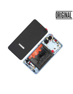 Pantalla para Huawei P30 (2019) Con Marco New Code BREATHING CRYSTAL Original Servicepack( Azul Clarito) 2