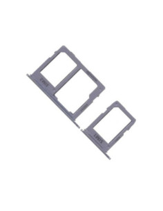 Bandeja SIM/SD para Samsung A6 A600 / A6 Plus 2018 A605 Plata( conjunto de 2 bandejas ) 2