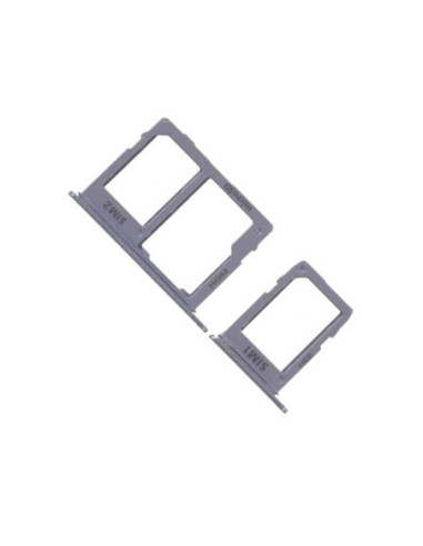 Bandeja SIM/SD para Samsung A6 A600 / A6 Plus 2018 A605 Plata( conjunto de 2 bandejas )