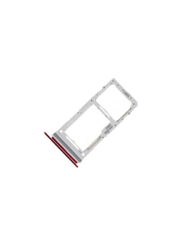 Bandeja SIM/SD para Samsung Note 10 Lite /N770 Roja