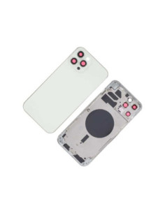 Chasis con Tapa Trasera para iPhone 12 Pro Max Blanco 2