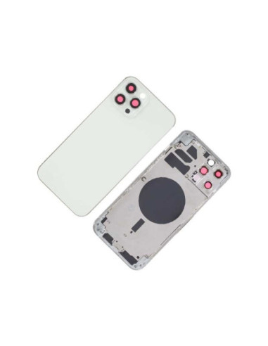Chasis con Tapa Trasera para iPhone 12 Pro Max Blanco