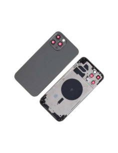 Chasis con Tapa Trasera para iPhone 12 Pro Max Negro 2