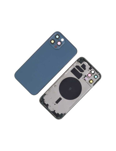 Chasis con Tapa Trasera para iPhone 12 Pro Azul
