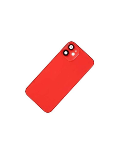 Chasis con Tapa Trasera para iPhone 12 Mini Rojo
