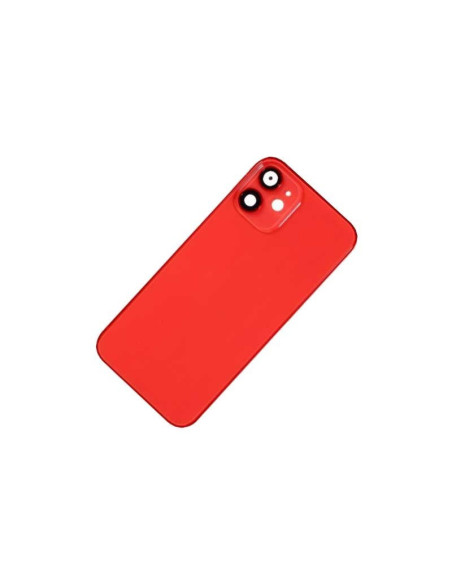 Chasis con Tapa Trasera para iPhone 12 Mini Rojo