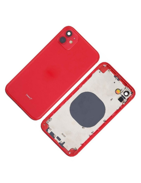 Chasis con Tapa Trasera para iPhone 12 Rojo