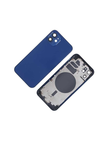 Chasis con Tapa Trasera para iPhone 12 Azul