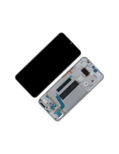 Pantalla para Xiaomi Mi 10 Lite 5G con Marco Plata/Blanca (Original Service Pack) 2