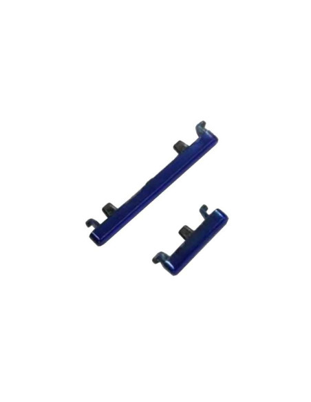 Botón lateral de Volumen y Power para Redmi 7 Azul