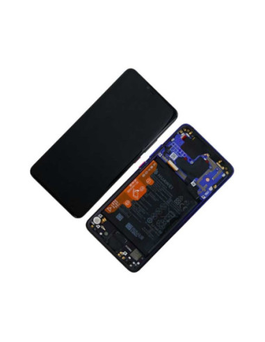 Pantalla para Huawei Mate 20 Pro con marco Azul y bateria Original Servicepack