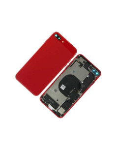 Chasis con Tapa Trasera para iPhone 8 Plus Roja 2