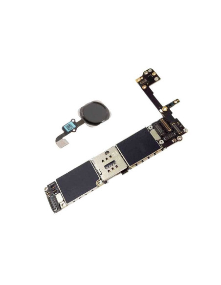 Placa Base libre de 64GB con flex de botón home para iPhone 6S